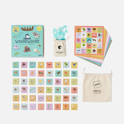 Wharewhare Te Reo Maori Bilingual Bingo-Illustrated Publishing-Matakana Pharmacy